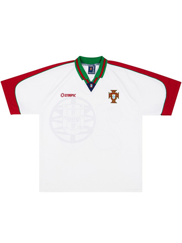 Portugal extérieur maillot rétro uniforme de football deuxième kit de football pour hommes chemise haute de sport 1996-1997